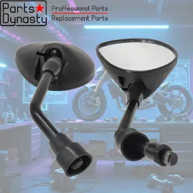 Parts Dynasty 775803500445 Atv Rear View Side Mirrors 7/8 Inch Handlebars Fit Polaris 400 450 500 550 570 700