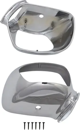 45-1232 Parts Unlimited Mirror Housing - Chrome Left/right