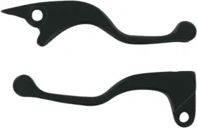 8079-p192736-atv Parts Unlimited Shorty Style Power Brake Lever Set-black For 1981-1986 Honda