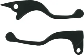 8080-p192738-atv Parts Unlimited Shorty Style Power Brake Lever Set-black For 1983-1987 Honda