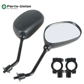 Ftvmi009 Parts-unlon Universal 7/8 Inch Handlebar Mount Rear View Side Mirrors With For Honda Yamaha Atv