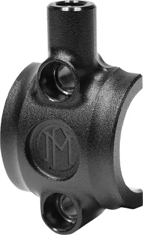 0062-2112m-b Performance Machine Pm Mirror Mount - Front Radial Black Ops