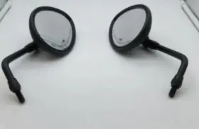 2881013-463 Polaris 15-24 Indian Scout Sixty Bobber Matte Black Mirrors Pair