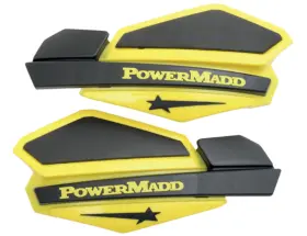 34206 Powermadd Inch Star Series Handguards Atv Utv Mx Snowmobile - Suzuki Yellow