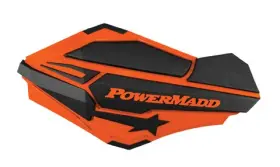 34405 Powermadd Orange Black Handguards