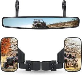 Ransoto Rm-101 Utv Side Rear View Mirror And Center For 29 Cm X 42 10