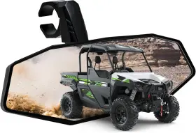Mirror-305 Rawsomes Utv Rear View Mirror Sxs Center Fit For 1.5ftft - 2ftft Roll Bar Cage Black