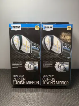 7034200 Reese Products Clip On Tow Mirrors Open Box
