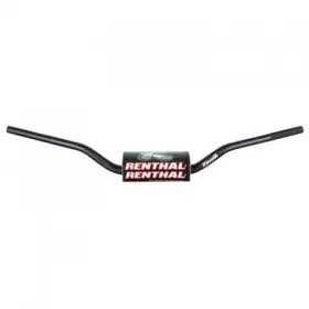 605-01-bk Renthal 1 1/8 Inch Fatbar Cr High Bend #605 Black For Atv/utv