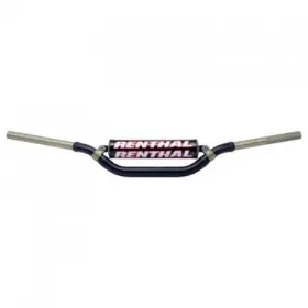 918-01-bk-02-185 Renthal Twinwall 1 1/8 Inch Handlebar Cr High Bend #918 Black For