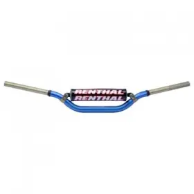 918-01-bu-02-184 Renthal Twinwall 1 1/8 Inch Handlebar Cr High Bend #918 Blue For