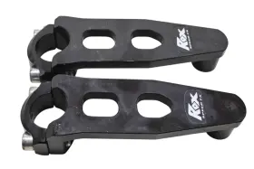 1r-p5sek Rox 14 Yamaha Grizzly 550 4x4 5 Inch Handlebar Risers Yfm550f