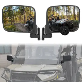 Zp-yj-030505-018 Sautvs Adjustable Rearview Side Mirrors For Polaris Ranger Xp 1000/ 10