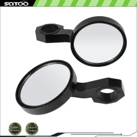 Cbr16746001esn Scitoo Pair Utv Round Rear View Side Mirrors With 1.75 Inch Roll Bar For Polaris Rzr Can-am