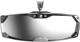 18012 Seizmik Universal Halo-ra Utv Rear View Mirror For 1.875 Inch To 2 Bars Silver