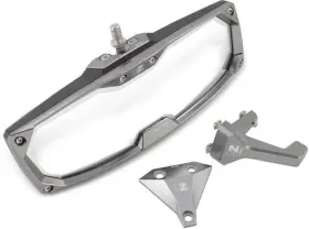 18014 Seizmik Halo-ra Utv Rear View Mirror Matte Silver #18014 Can-am