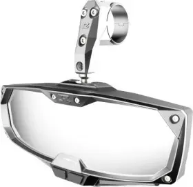 18019 Seizmik Universal Halo-ra Led Utv Rear View Mirror For 1.75 Inch Bars Chrome