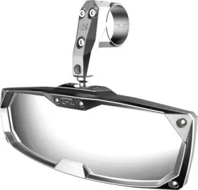 18024 Seizmik Universal Halo-ra Utv Rear View Mirror For 1.75 Inch Bars Chrome