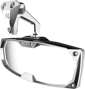 18027 Seizmik Halo-ra Utv Rear View Mirror Chrome #18027 Can-am