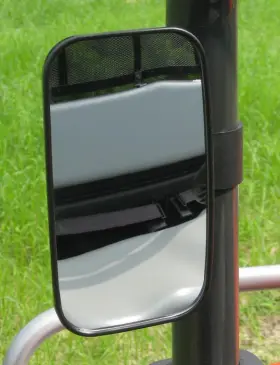 18037 Seizmik Universal Mirror For 1.5 Inch Bars Black