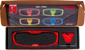 18100 Seizmik Halo-ra Rear View Mirror Trim Kit Red