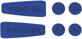 1877 Seizmik Color Accents For Pursuit Side Mirrors - Blue