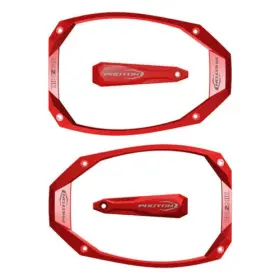 19019 Seizmik Photon Utv Side View Mirror Trim Kit Red