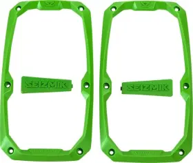 19024 Seizmik Embark Utv Side View Mirror Trim Kit Green