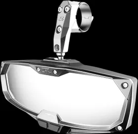 56-18020 Seizmik Mirror - Halo R Rear View With Led Cabin Light Rectangle Silver