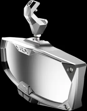 56-18021 Seizmik Mirror - Halo R Rear View With Led Cabin Light Rectangle Silver