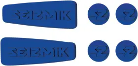 56-18077 Seizmik Weather Seal Caps Blue For Pursuit Mirrors