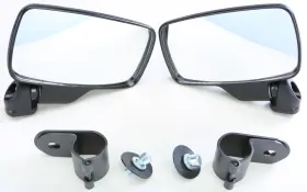 56-18081 Seizmik Folding Side Mirror Pair For 1.5 Inch Roll Cage