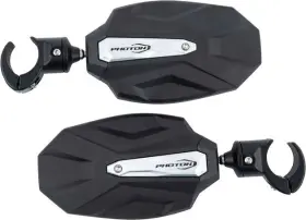 56-18112 Seizmik Rops Photon Utv Side View Mirrors 1.75 Inch To 2 Black