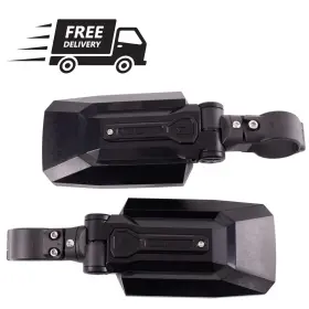 Seizmik 63-90093 Trailrider Side Mirrors 1.75 Inch Roll Bar Cast Aluminum Utv Pair