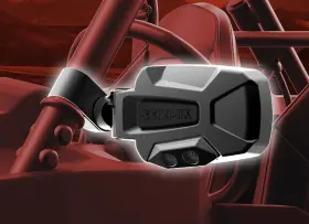 Seizmik 814657020485 Mirrors - Pursuit Night Vision Side View Rectangle Black 1.75 Inch