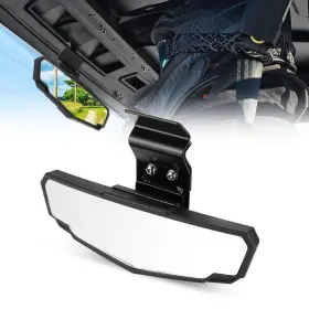 B0106-03601bk Seizmik Utv Rear View Mirror For Polaris Ranger/ Can-am Defender By Kemimoto