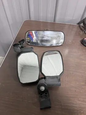Md-un012105 Seizmik Un012103-2 Side Mirrors And Center Mirror For Polaris Ranger 400/500/700/xp1000/xp4 1000