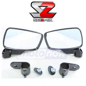 686s Seizmik Mn/686s Side View Mirror For 1.75 Inch Roll Cage 2013-2017 John Deere Wg
