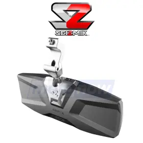 82e5 Seizmik Mn/82e5 Halo R Rear View Mirror With Cast Aluminium Bezels For 2016-2018 Vc