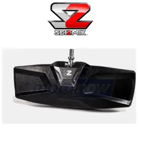 Bqy4 Seizmik Mn/bqy4 Halo-ra Rear View Mirror With Aluminum Bezels For 2017-2021 Can-am Fz