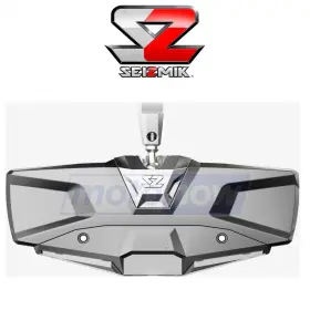 C9jx Seizmik Mn/c9jx Halo R Rear View Mirror With Cast Aluminium Bezels And Led Cabin For Ez