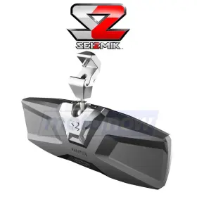 Seizmik Mn/e106 Halo R Rear View Mirror With Cast Aluminium Bezels For 2016 Polaris Nj