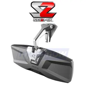 Seizmik Mn/f55b Halo R Rear View Mirror With Cast Aluminium Bezels For 2018 Can-am Ss