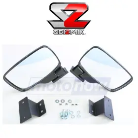 F7nr Seizmik Mn/f7nr Side View Mirrors For 2014 Polaris Ranger 900 Xp Deluxe - Body Gm