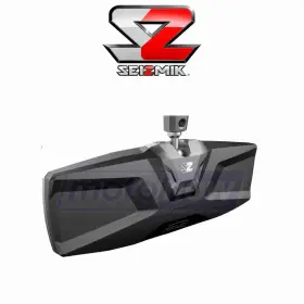 Seizmik Mn/t9x4 Halo-ra Rear View Mirror With Aluminum Bezels For 2015-2021 Polaris Hn