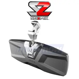 X39d Seizmik Mn/x39d Halo R Rear View Mirror With Cast Aluminium Bezels For 2016 Polaris Nq