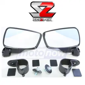 Z5b4 Seizmik Mn/z5b4 Side View Mirrors For 2 Inch Roll Cage Pair 2013-2016 Can-am Jx