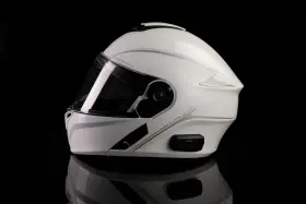 Outrushr-gwxxl3 Sena Outrush R Solid Helmet Xx-large Glossy White