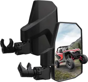 Rh-206 Shejisi Utv Side Mirrors Fits Almost All Utvs Except Full Doors Black