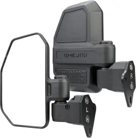 Shejisi Rhutv-mr207e Utv Side Mirrors For Can-am Defender Hd5 Hd7 Hd8 Hd9 Hd10 Fold Back Pair